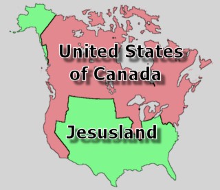 United States of Canada + Jesusland