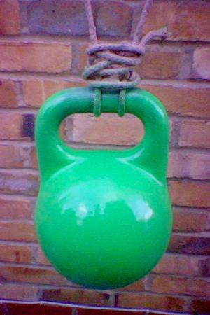 Finished Green Kettlebell